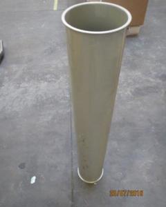 Pipe D150 1.0m 2.0mm painted M&M